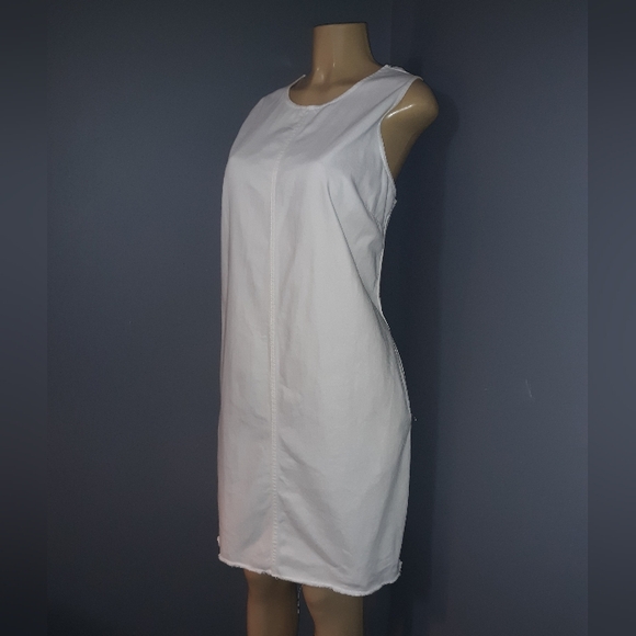 J CREW WHITE JEAN DRESS SZ 16 - Picture 4 of 6